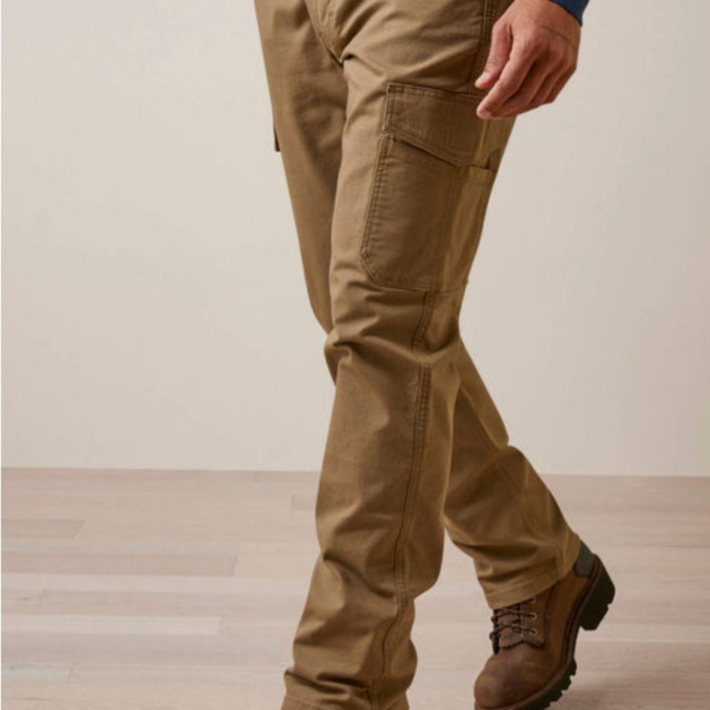 38x34 Ariat Brown Relaxed Straight Pants